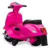 Elektrinis paspirtukas Jamara Vespa Mini, 4 ratai, nuo 1,6 metų, juodas arba rožinis