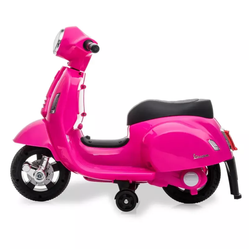 Elektrinis paspirtukas Jamara Vespa Mini, 4 ratai, nuo 1,6 metų, juodas arba rožinis