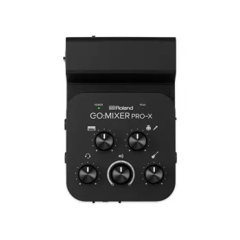 Mikšerinis garso keitiklis Roland GO:MIXER PRO-X 11 kanalų juoda balta