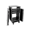 Hard case Roadinger 30109132 aliuminis juodas sidabrinis 555x630x985 mm