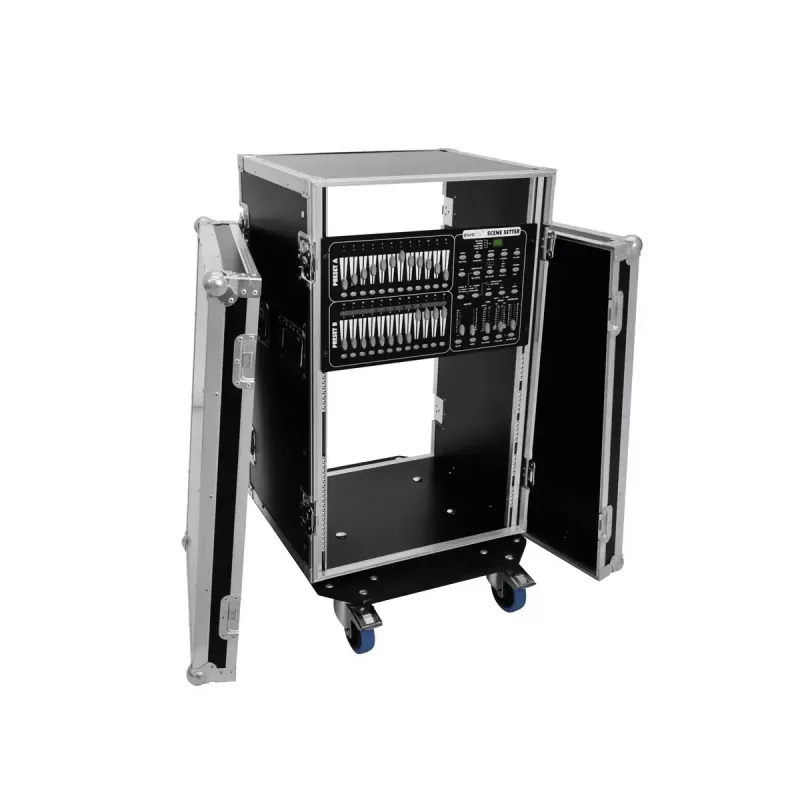 Hard case Roadinger 30109132 aliuminis juodas sidabrinis 555x630x985 mm