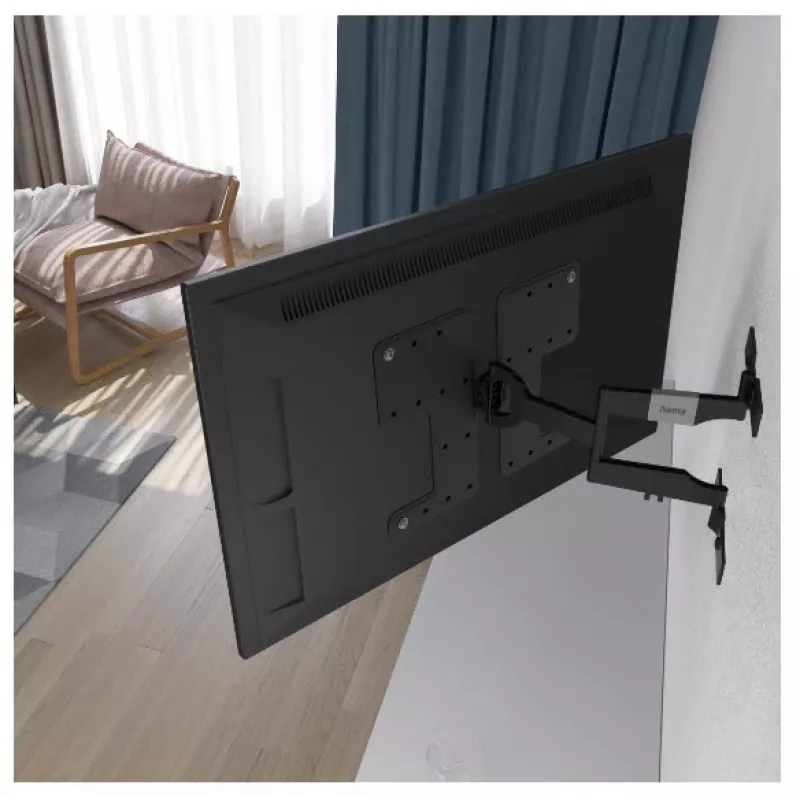 Hama 00220852 TV laikiklis/sieninis laikiklis 2.29 m (90 colių) Juodas