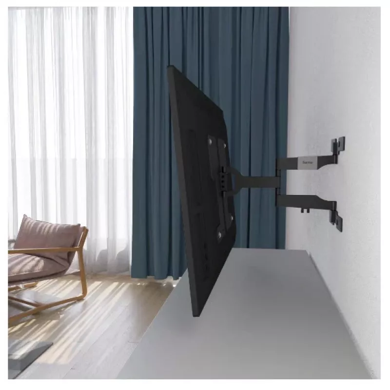 Hama 00220852 TV laikiklis/sieninis laikiklis 2.29 m (90 colių) Juodas