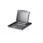 ATEN CL1000N KVM konsolė su 19 inch LED ekranu, 1U, juoda
