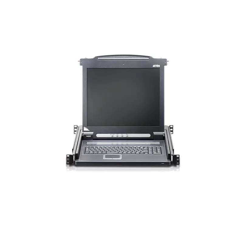 ATEN CL1000N KVM konsolė su 19 inch LED ekranu, 1U, juoda