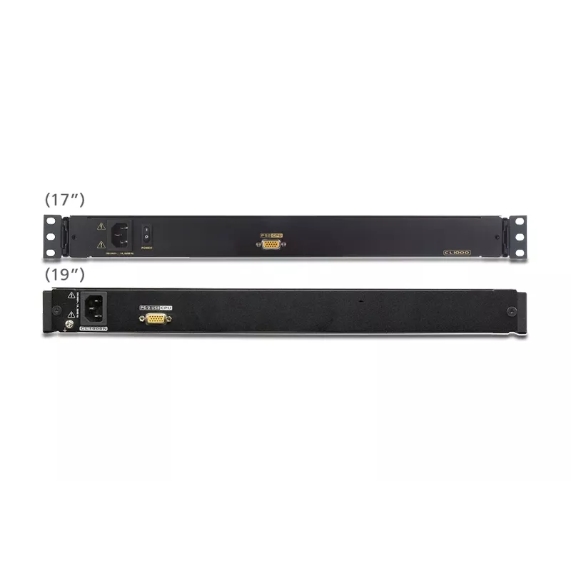 ATEN CL1000N KVM konsolė su 19 inch LED ekranu, 1U, juoda