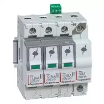 Legrand 412277 apsauginis įtaisas nuo viršįtampių T1+T2 3P+N 12.5kA