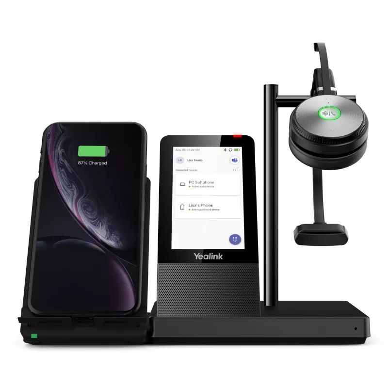 Belaidis DECT ausinių rinkinys Yealink WH66 Mono TEAMS