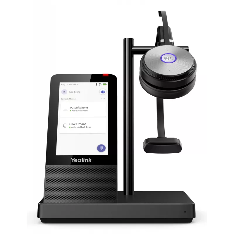 Belaidis DECT ausinių rinkinys Yealink WH66 Mono TEAMS