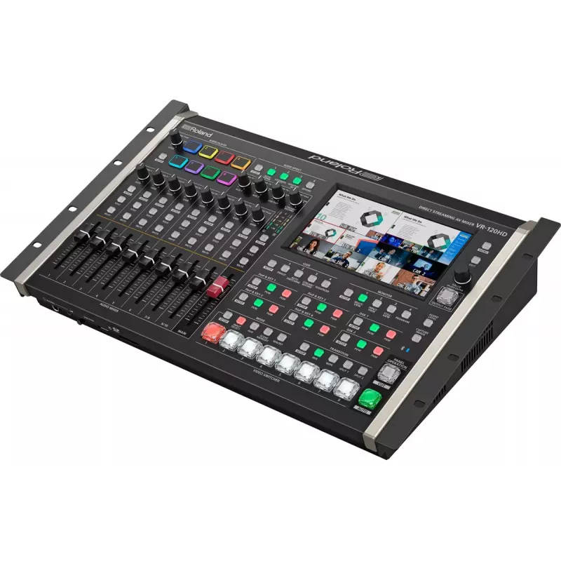 Audio maišytuvas Roland VR-120HD 42 kanalai 24 bit 48 kHz Juoda