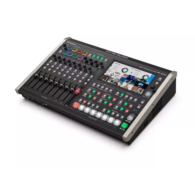 Audio maišytuvas Roland VR-120HD 42 kanalai 24 bit 48 kHz Juoda