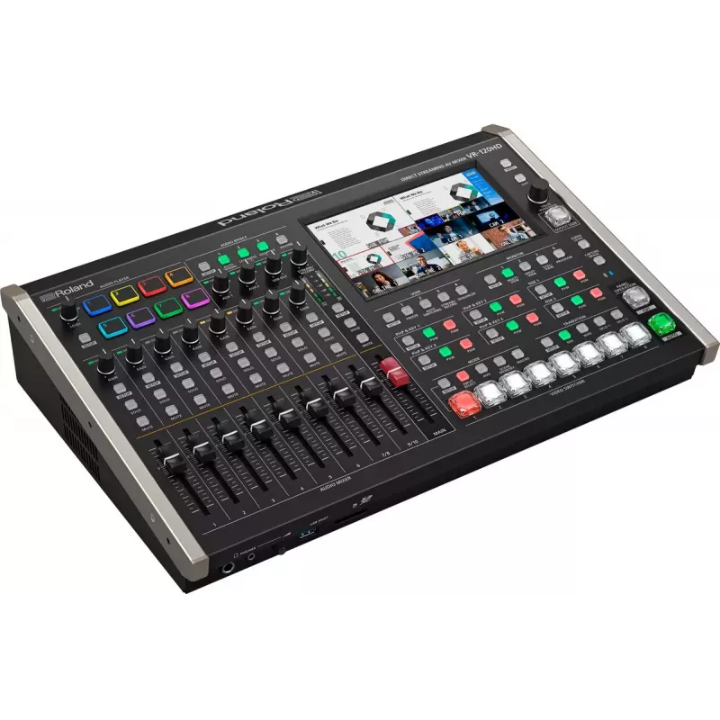 Audio maišytuvas Roland VR-120HD 42 kanalai 24 bit 48 kHz Juoda