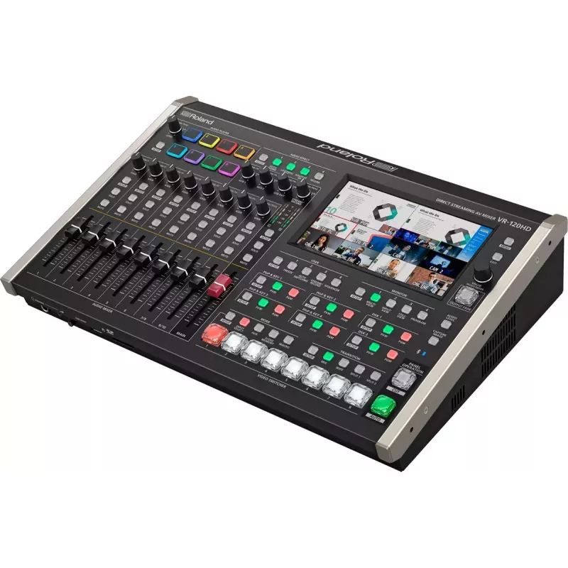 Audio maišytuvas Roland VR-120HD 42 kanalai 24 bit 48 kHz Juoda