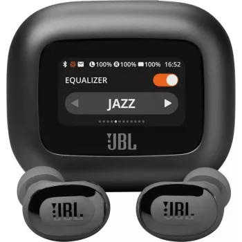 JBL Live Buds 3 belaidės ausinės į ausis, juodos
