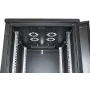 Intellinet 19 inch tinklo spinta - laisvai pastatoma, 42U, 600x800 mm (plotis x gylis), juoda, plokščioje pakuotėje, max 1500 kg, kelių taškų durų spyna, po vieną spyną šoninėms plokštėms, naudingas gylis 123–573 mm, IP20, stelažas, plienas