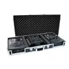 Flight case Roadinger 30125346 DJ valdikliui Fanera Juoda Sidabrinė