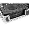 Flight case Roadinger 30125346 DJ valdikliui Fanera Juoda Sidabrinė