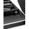 Flight case Roadinger 30125346 DJ valdikliui Fanera Juoda Sidabrinė
