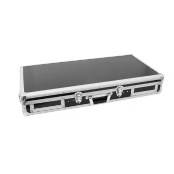 Flight case Roadinger 30125346 DJ valdikliui Fanera Juoda Sidabrinė