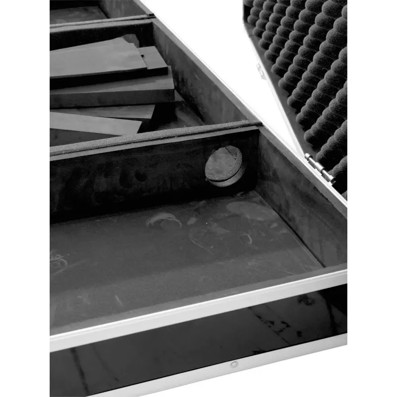 Kietas dėklas Roadinger 30125342 DJ valdikliui, fanera, juoda sidabrinė