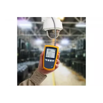 PoE testeris Fluke MicroScanner PoE juodas mėlynas geltonas RJ-45 RJ-11