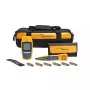 PoE testeris Fluke MicroScanner PoE juodas mėlynas geltonas RJ-45 RJ-11