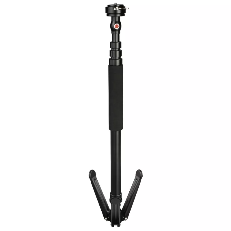 Hama Smooth Tripod 1/4 colio aliumininis juodai rožinis trikojis