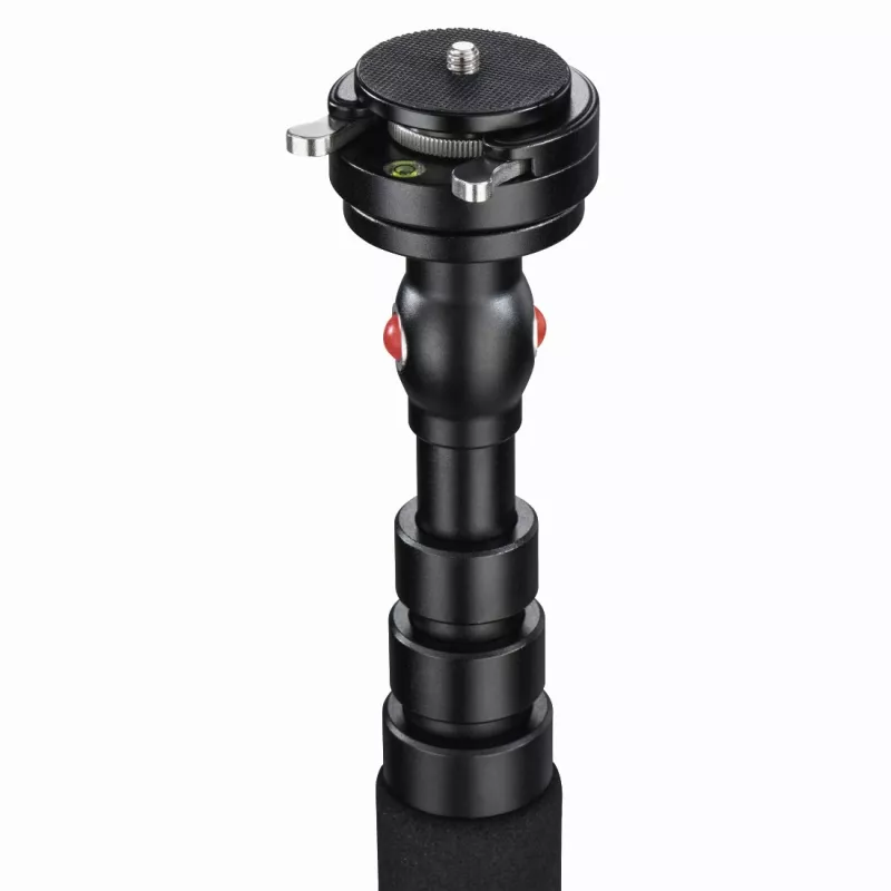 Hama Smooth Tripod 1/4 colio aliumininis juodai rožinis trikojis
