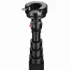 Hama Smooth Tripod 1/4 colio aliumininis juodai rožinis trikojis