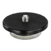 Hama Smooth Tripod 1/4 colio aliumininis juodai rožinis trikojis