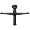 Hama Smooth Tripod 1/4 colio aliumininis juodai rožinis trikojis