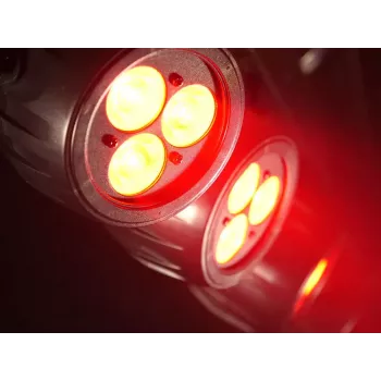 Bėginis prožektorius Eurolite 42109606 LED vidaus naudojimui apvalus juodas