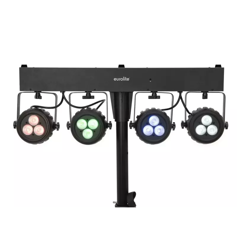 Bėginis prožektorius Eurolite 42109606 LED vidaus naudojimui apvalus juodas
