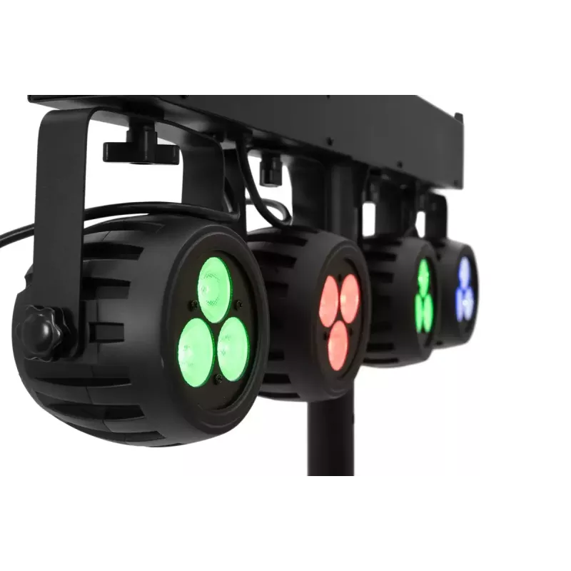 Bėginis prožektorius Eurolite 42109606 LED vidaus naudojimui apvalus juodas
