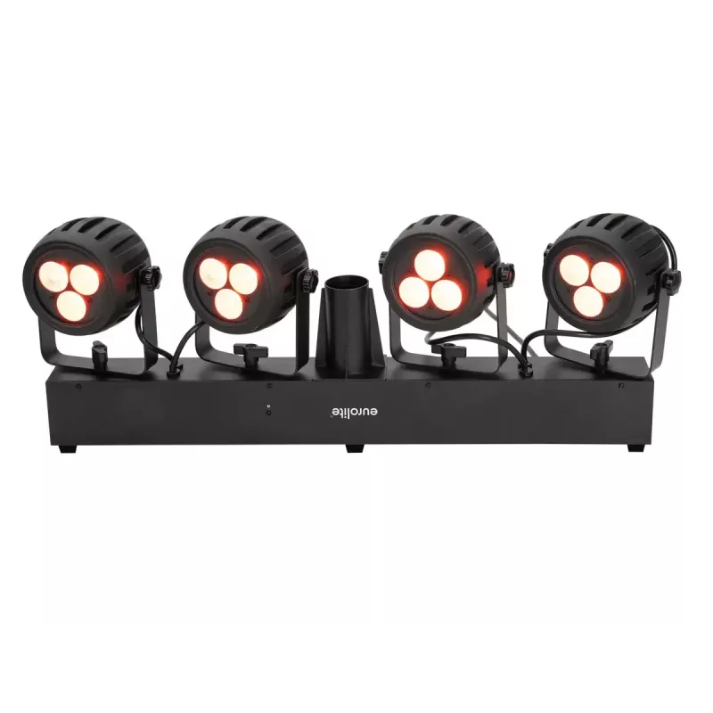 Bėginis prožektorius Eurolite 42109606 LED vidaus naudojimui apvalus juodas