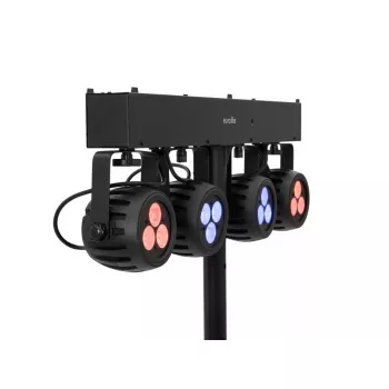 Bėginis prožektorius Eurolite 42109606 LED vidaus naudojimui apvalus juodas