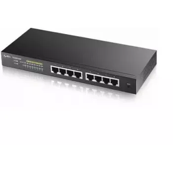 Zyxel GS1900-8HP valdomas L2 gigabaitinis Ethernet (10/100/1000) su Power over Ethernet (PoE) juodas