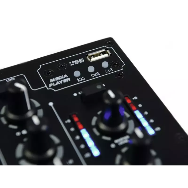 Garso maišytuvas Omnitronic 10006879 3 kanalai 20 - 20000 Hz Juodas