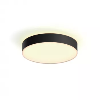 Philips Hue White Ambience Enrave vidutinis lubinis šviestuvas, išmanusis lubinis apšvietimas, Bluetooth, juodas, LED, metalas, nekeičiama lemputė