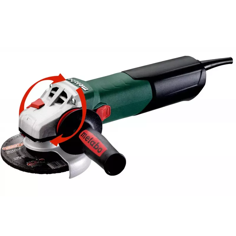Kampinis šlifuoklis Metabo WE 19-125 Q 1900W 11000 RPM 12,5 cm