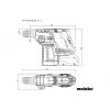 Plytų gręžtuvas Metabo KH 18 LTX BL 24, 1280 aps./min., SDS Plus, 24 mm