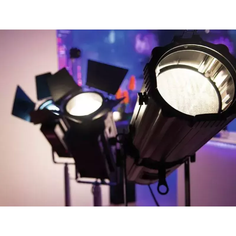 Eurolite THA-250F Black LED 200W DMX stroboskopinis prožektorius
