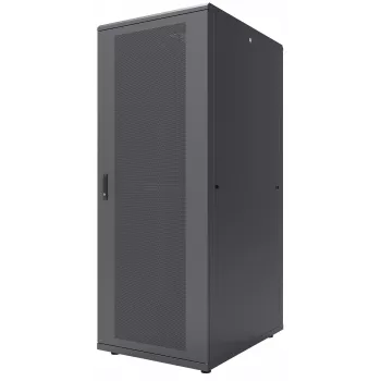 Intellinet 19 colių serverio spinta – laisvai pastatoma, 47U, 800x1000 mm (plotis x gylis), juoda, plokščioje pakuotėje, maks. 1500 kg, kelių taškų durų spyna, po vieną spyną kiekviename šoniniame skydelyje, naudingas gylis 123–773 mm, IP20, stelažas, pli