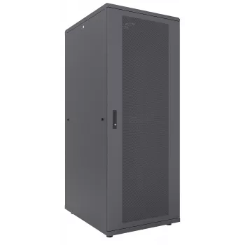 Intellinet 19 colių serverio spinta – laisvai pastatoma, 47U, 800x1000 mm (plotis x gylis), juoda, plokščioje pakuotėje, maks. 1500 kg, kelių taškų durų spyna, po vieną spyną kiekviename šoniniame skydelyje, naudingas gylis 123–773 mm, IP20, stelažas, pli