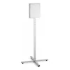 Informacinis stovas Durable 502057 A4 nerūdijančio plieno, antracito/pilka, 638×638×1348 mm