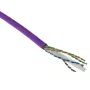 ACT Cat 6 F/UTP kietagyslis montavimo kabelis, LSZH, CPR euroklasė ECA, 24 AWG, violetinis, 305 m