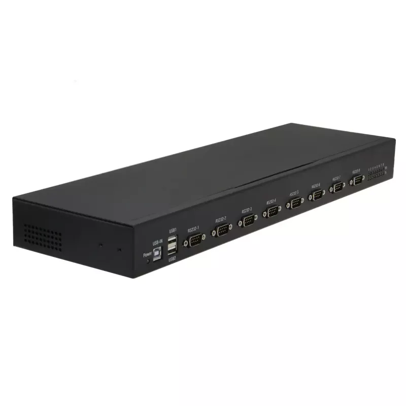 RealPower 284513 USB 2.0 į RS-232 keitiklis/kartotuvas/izoliatorius, juodas