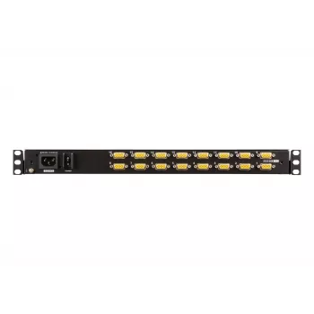 ATEN CL3116 trumpo gylio vieno bėgio LCD KVM jungiklis, 47 cm (18,5 colio), 1366 x 768 pikseliai, TFT-LCD, 250 cd/m², 1000:1, 170°