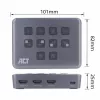 ACT Dual HDMI įvesties USB-C vaizdo perjungiklis 60Hz pilkas