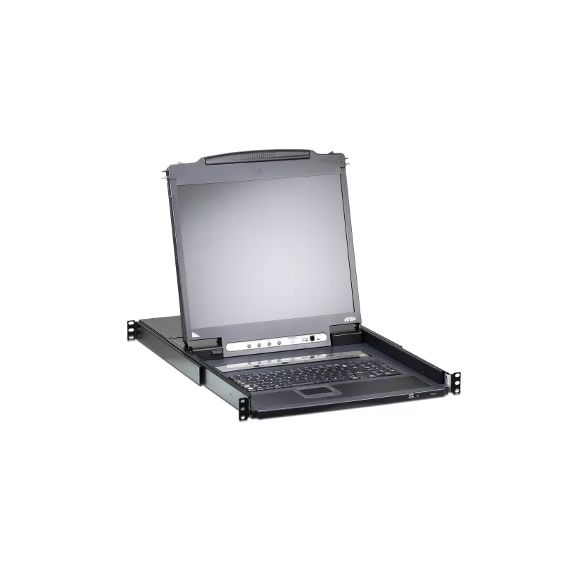 ATEN CL5716iM 16 prievadų 17 colių LCD KVM jungiklis per IP (USB / PS/2 VGA) su USB išoriniu prievadu